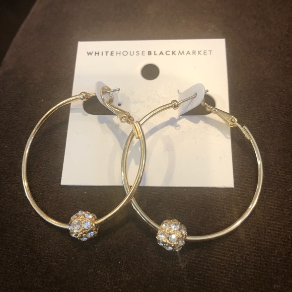 White House Black Market Jewelry - White House Black Market Hoop Earrings